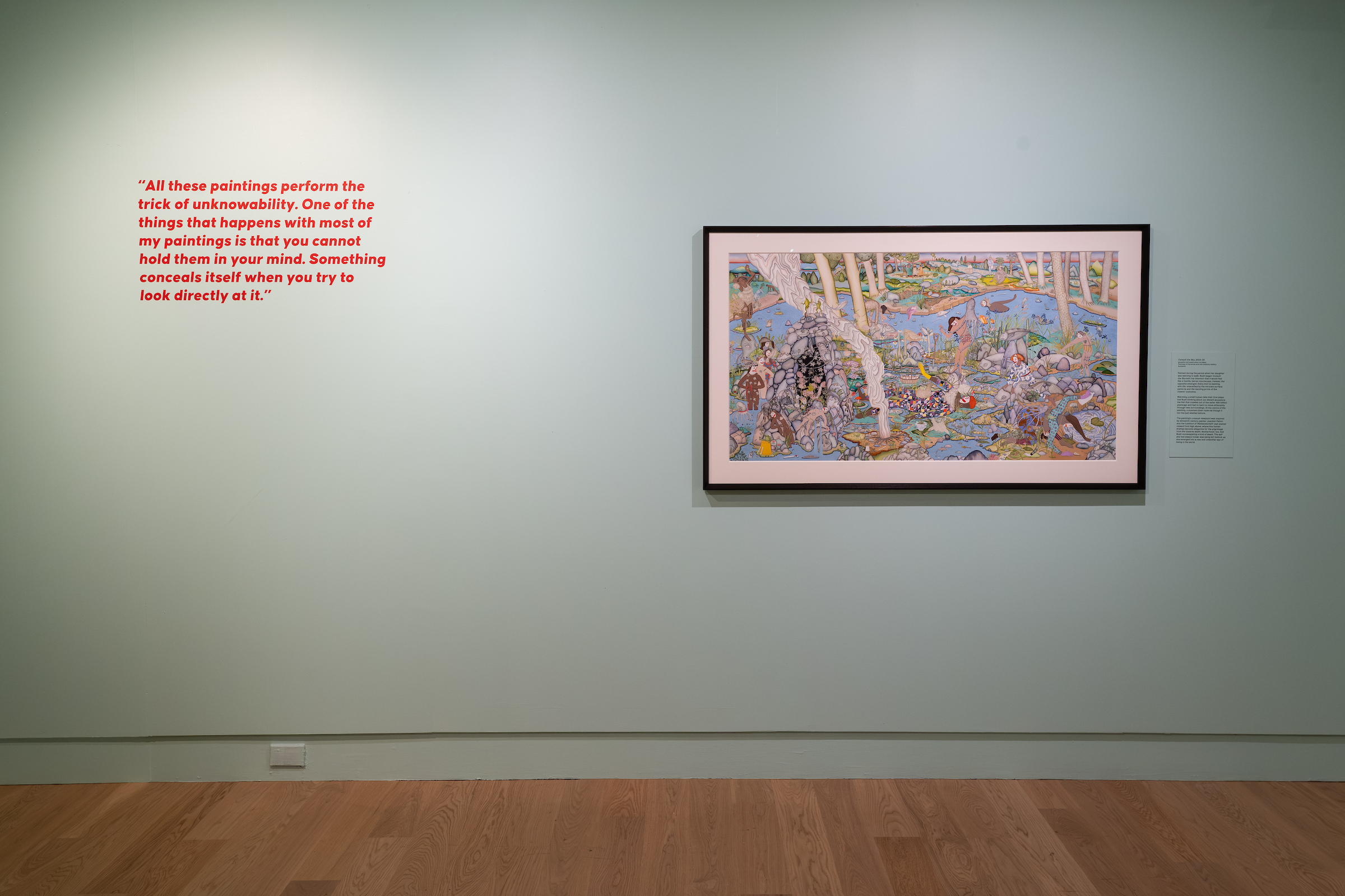 Install view of Kushana Bush: Pobblebonk at The Dowse Art Museum, 2026.