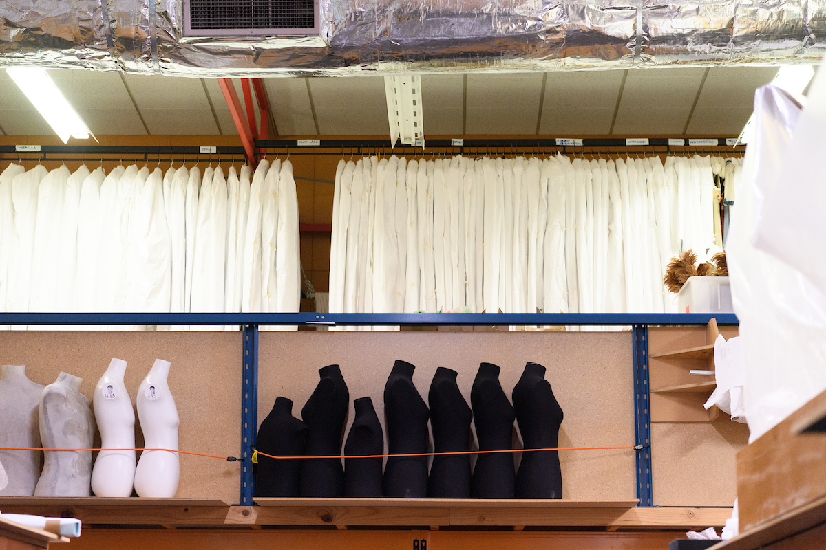 The Dowse collection store textile rack, photo by Mark Tantrum