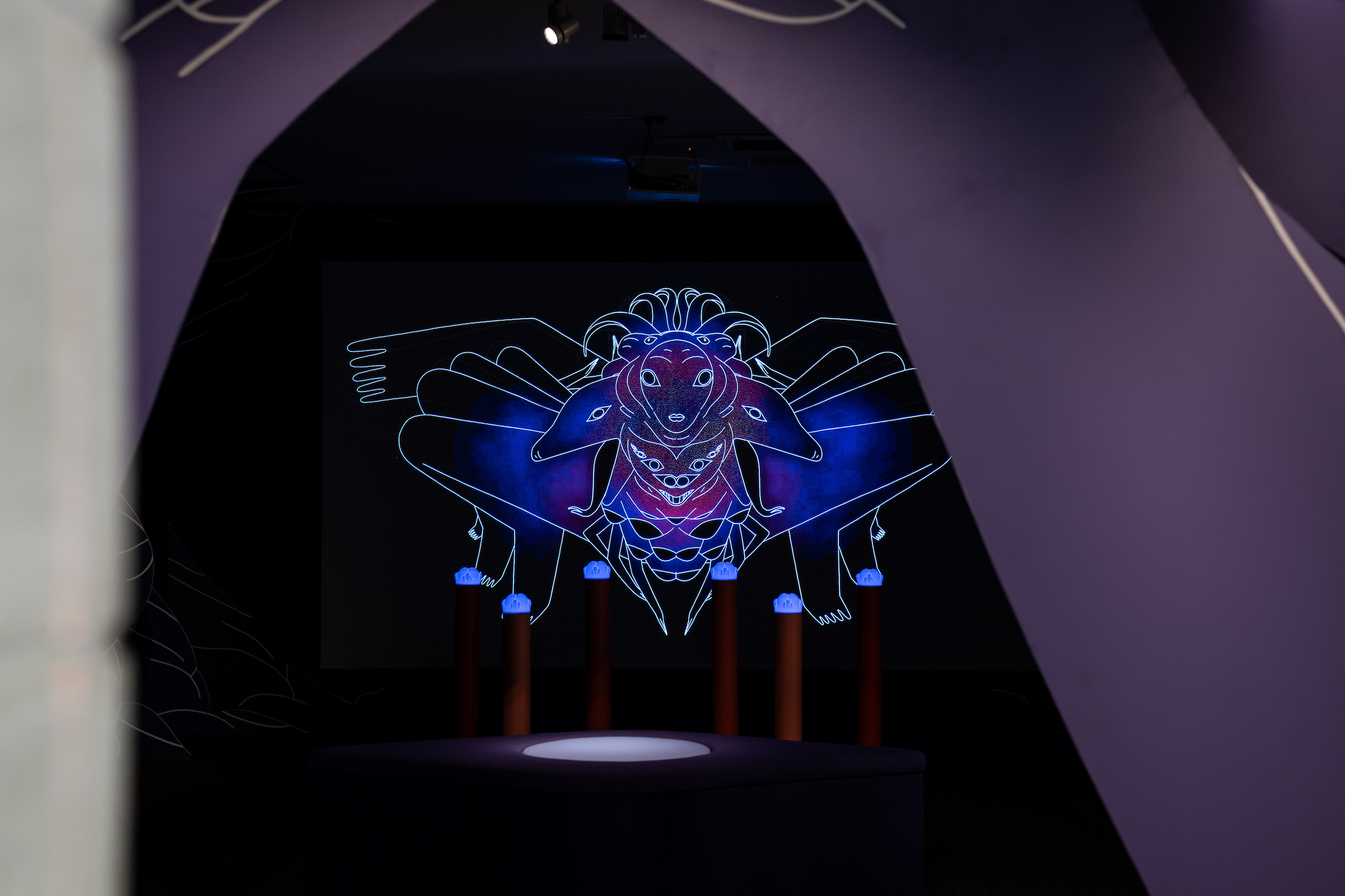 Installation view, Metra Morpher at The Dowse Art Museum, 2026.